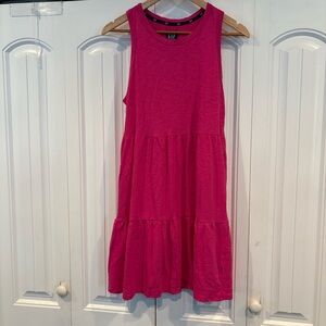 Gap Pink‎ Tiered Tank Dress Size Medium